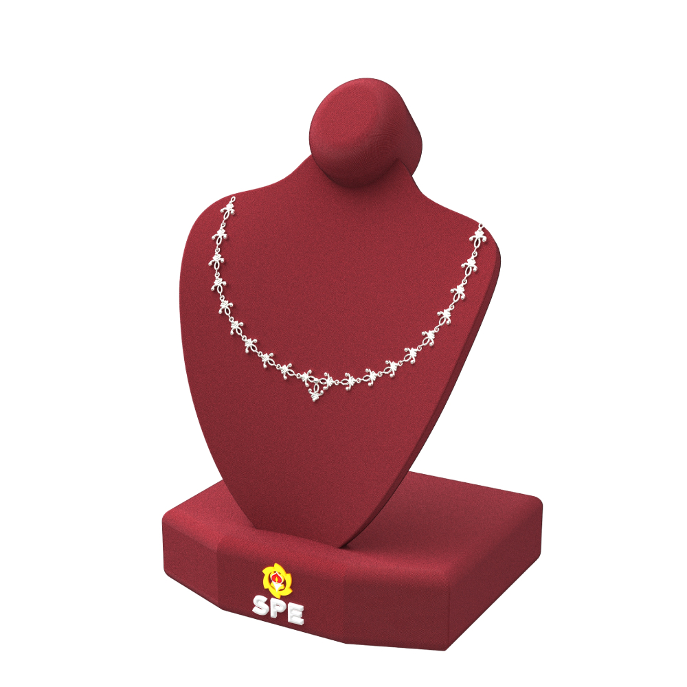 Double-Curve-Pinned-Silver-Necklace-Chennai