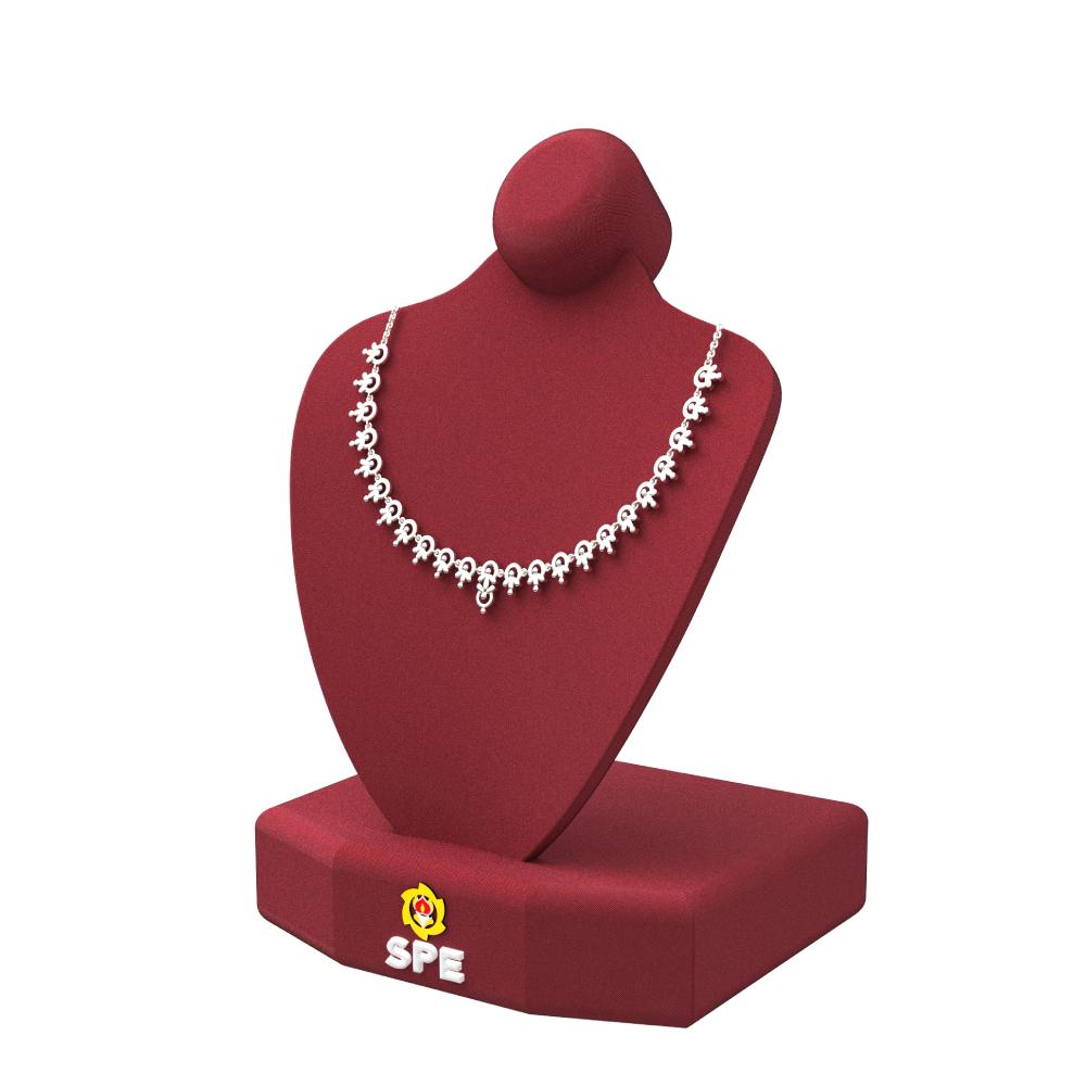 Silver Necklace With Nature Design Chennai