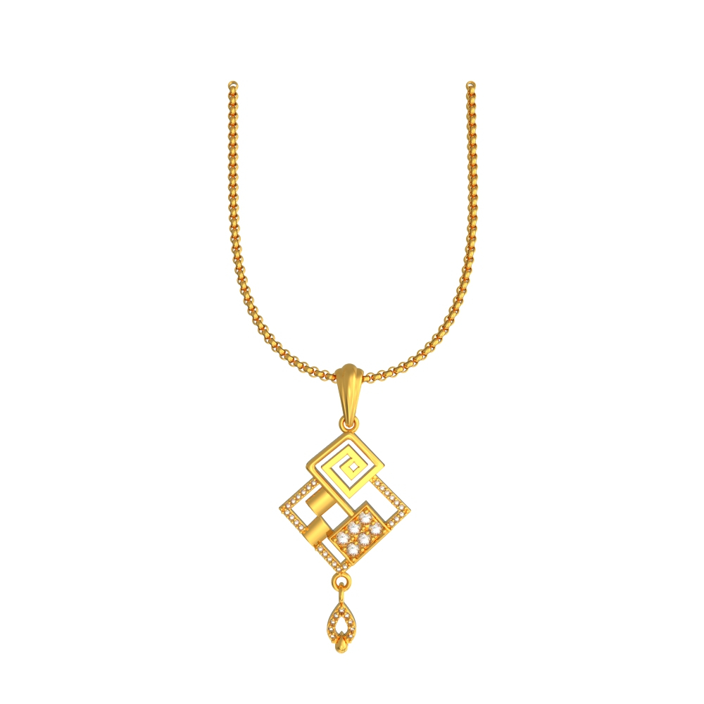 22k Gold Stone Gorgeous Pendant