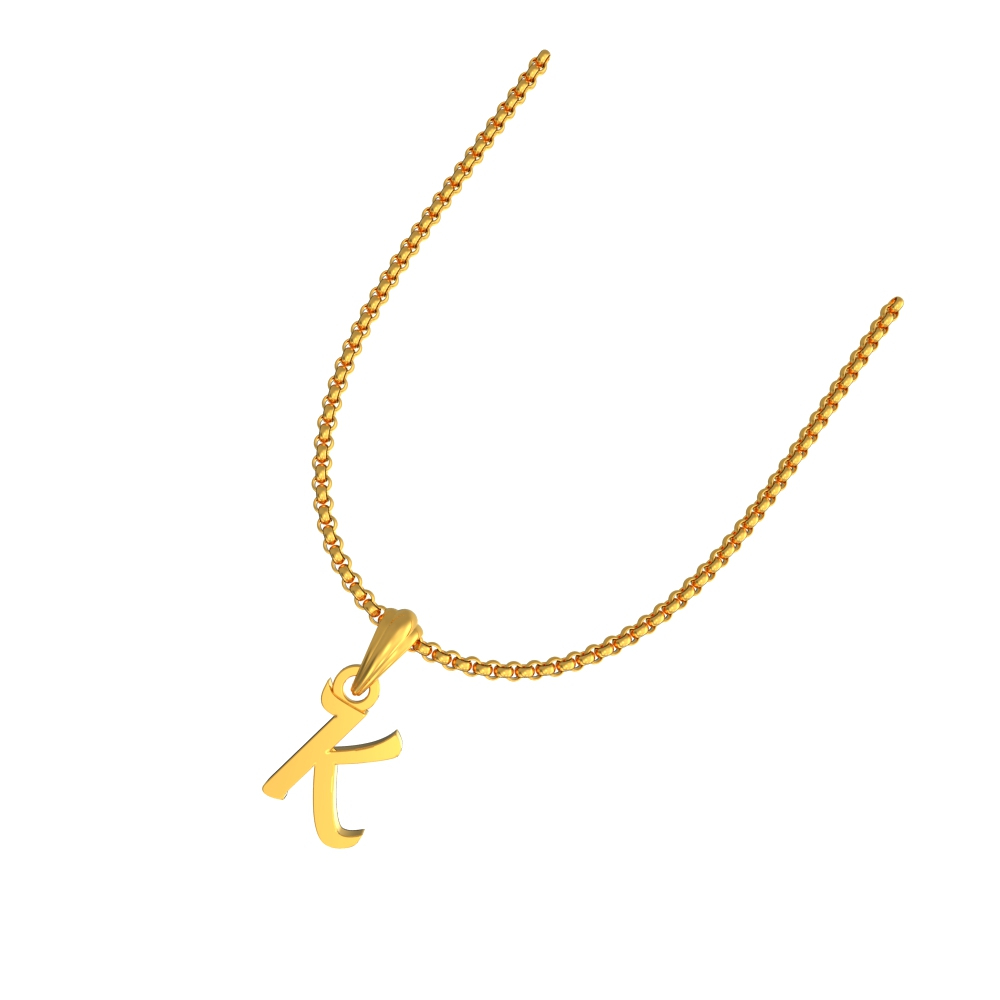 Alphabet Letter Pendant