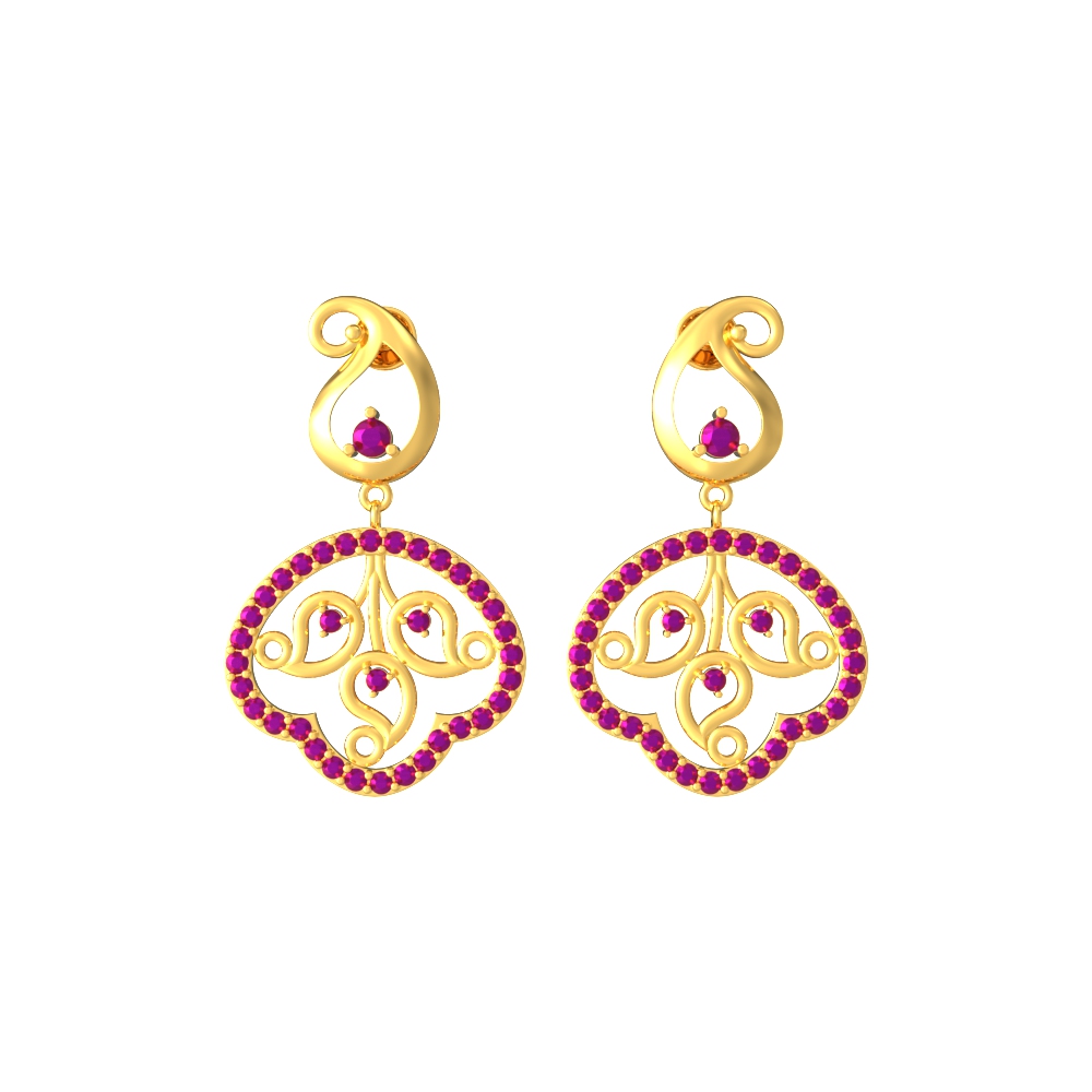 Awesome Mango Design Earrings