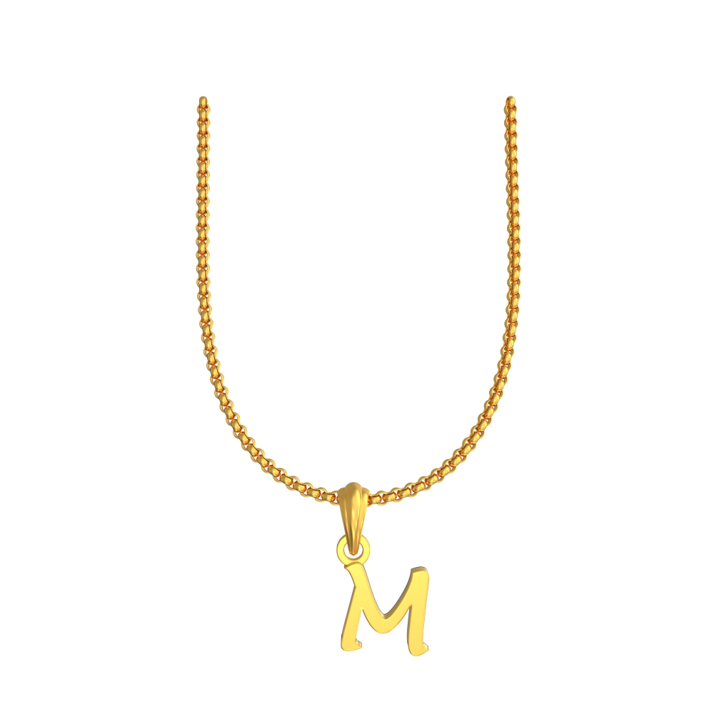 Gorgeous Alphabet Lite Weight Pendant