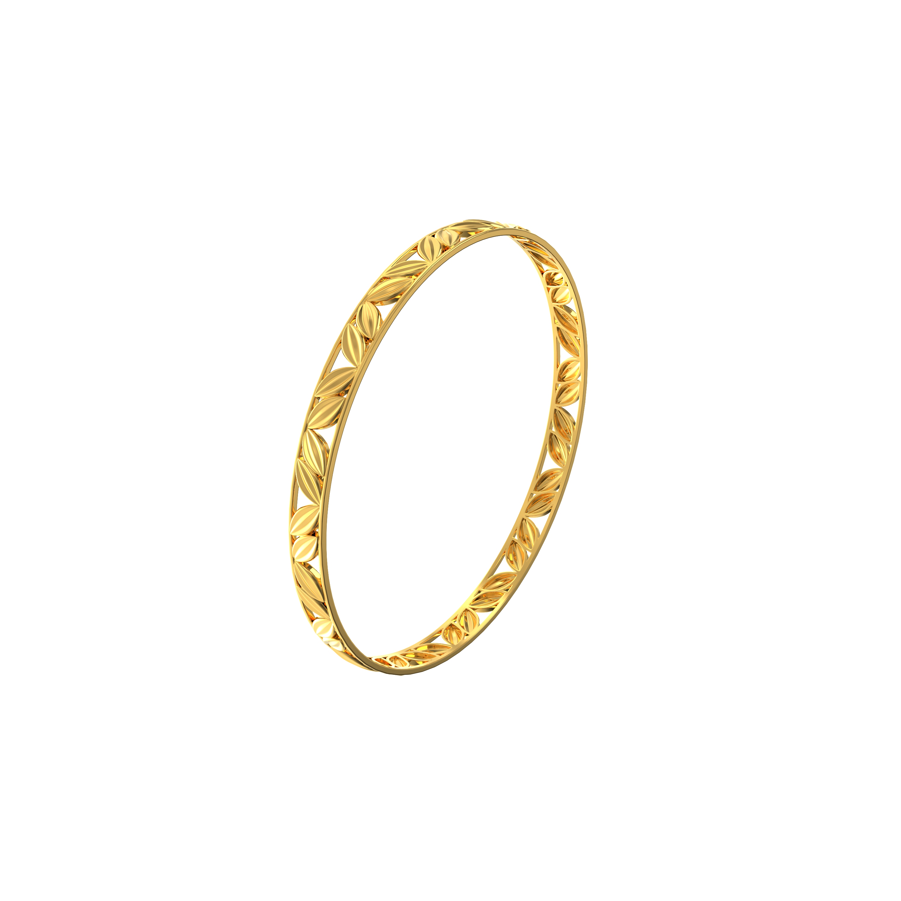 Women Leaf Pattern Bangle