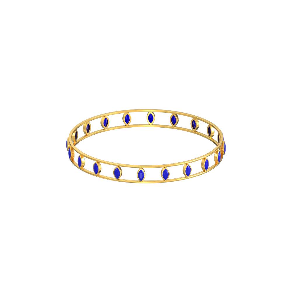 Modern Gold Bangle