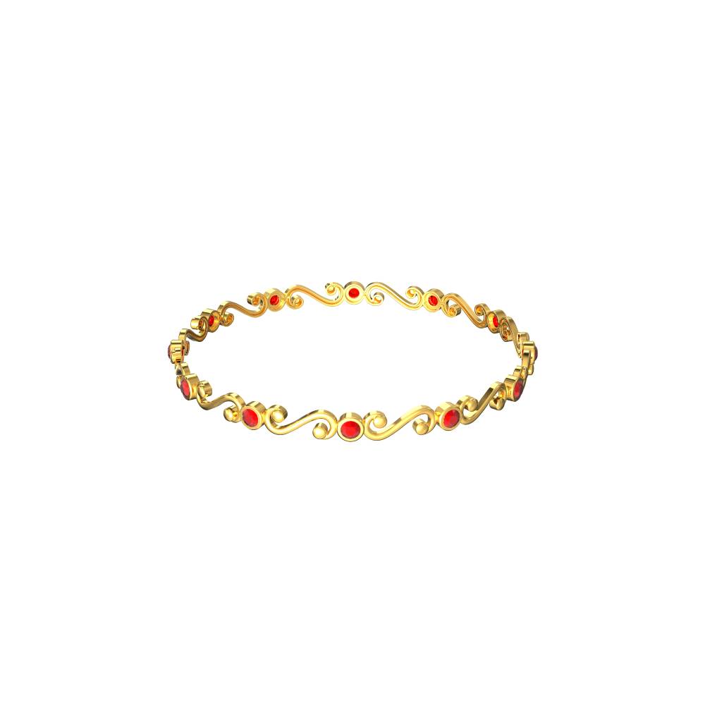 Pattern Curve line Bangle