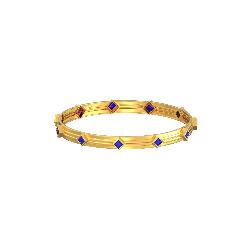Square Design Bangle Gold