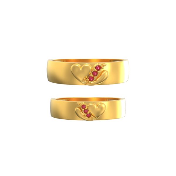 Trendy-Heart-Couples-Gold-Ring