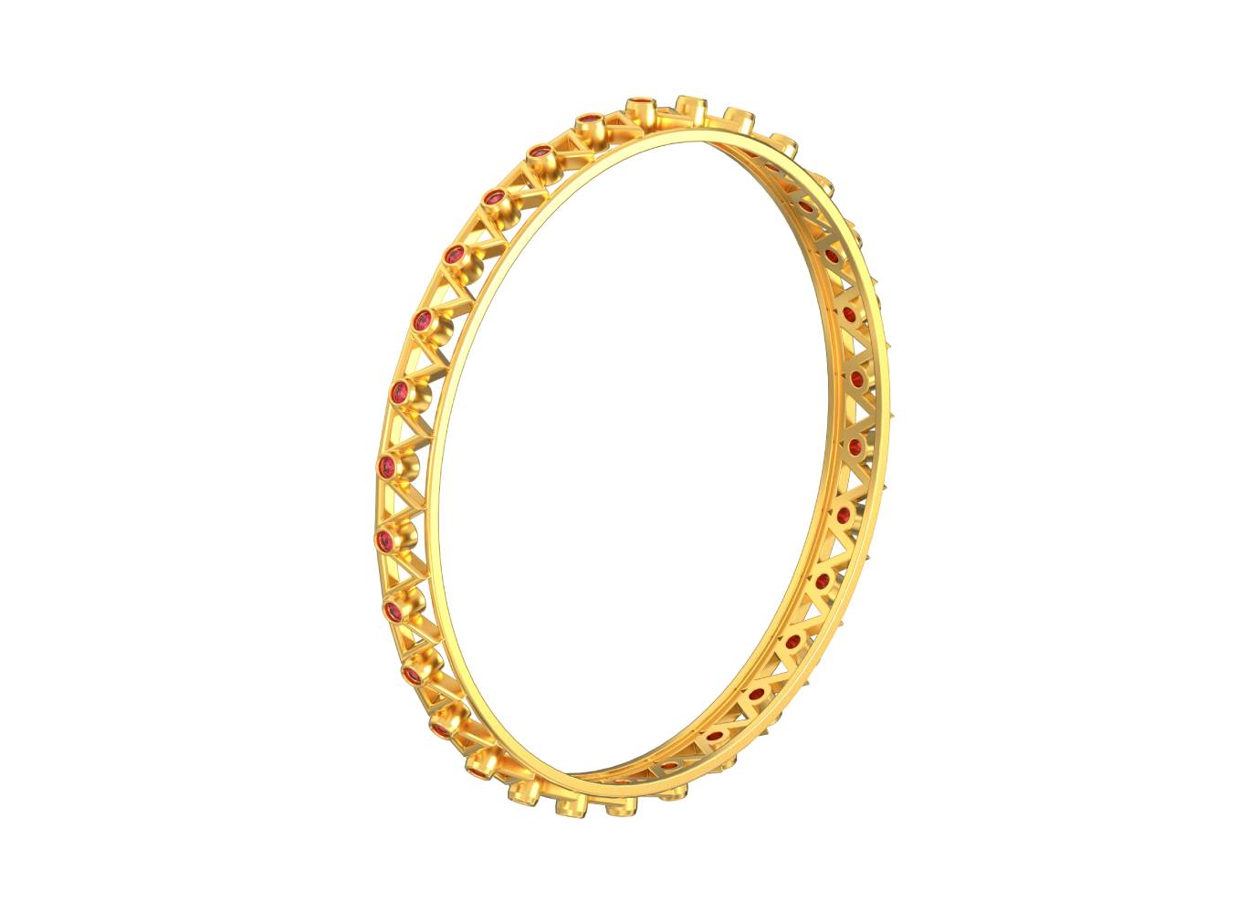 Triangle Design Bangle