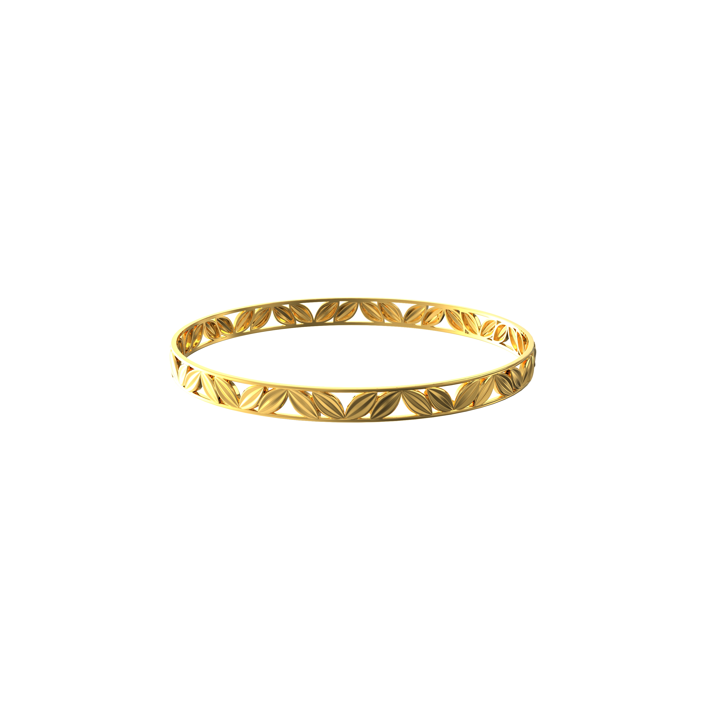 Women Leaf Pattern Bangle