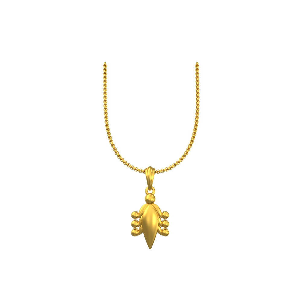 22k Gold Simple Pendant Designs