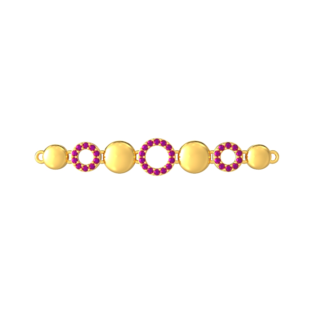 22k Gold Stone Bracelet