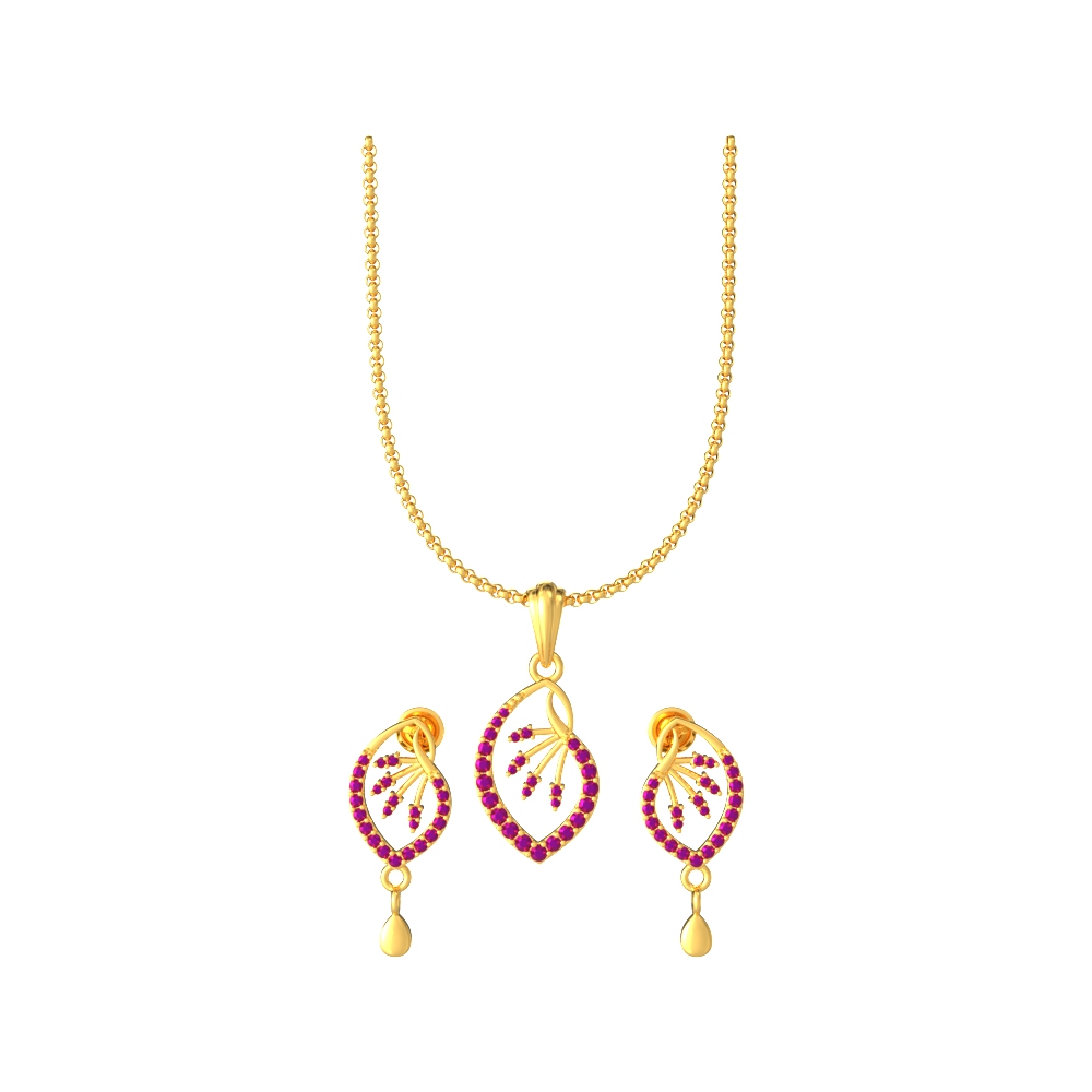 Adorable-Floral-Pendant-set