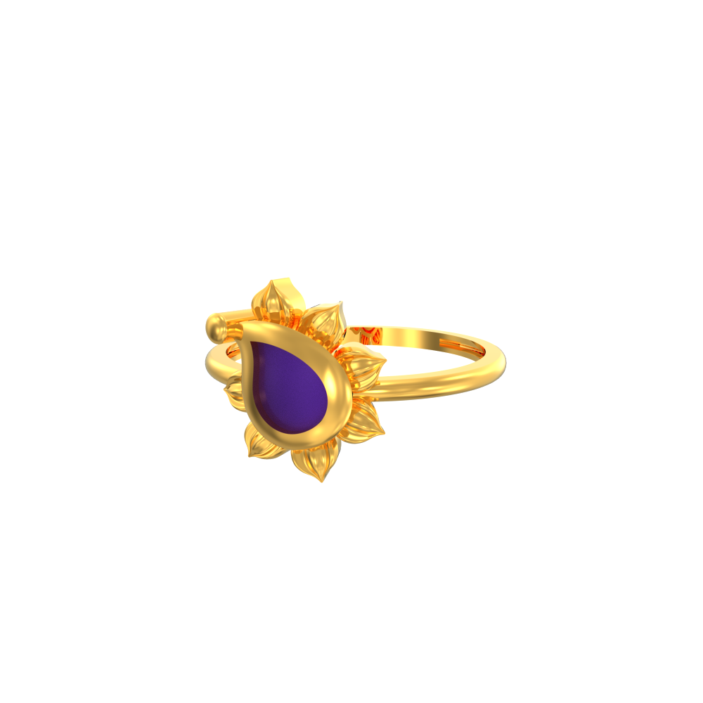 Attractive-Mango-Design-Gold-Ring