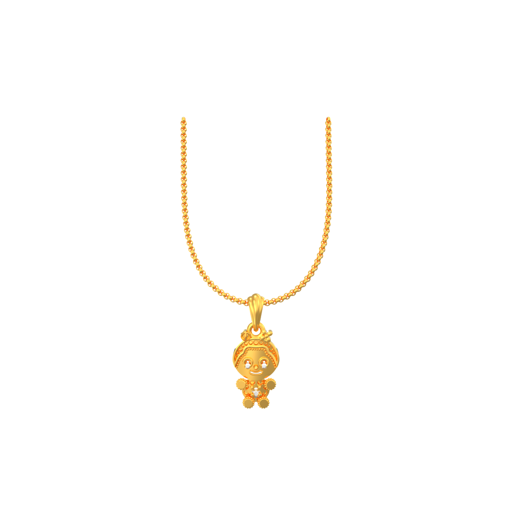 Beautiful And Unique Gold Pendant