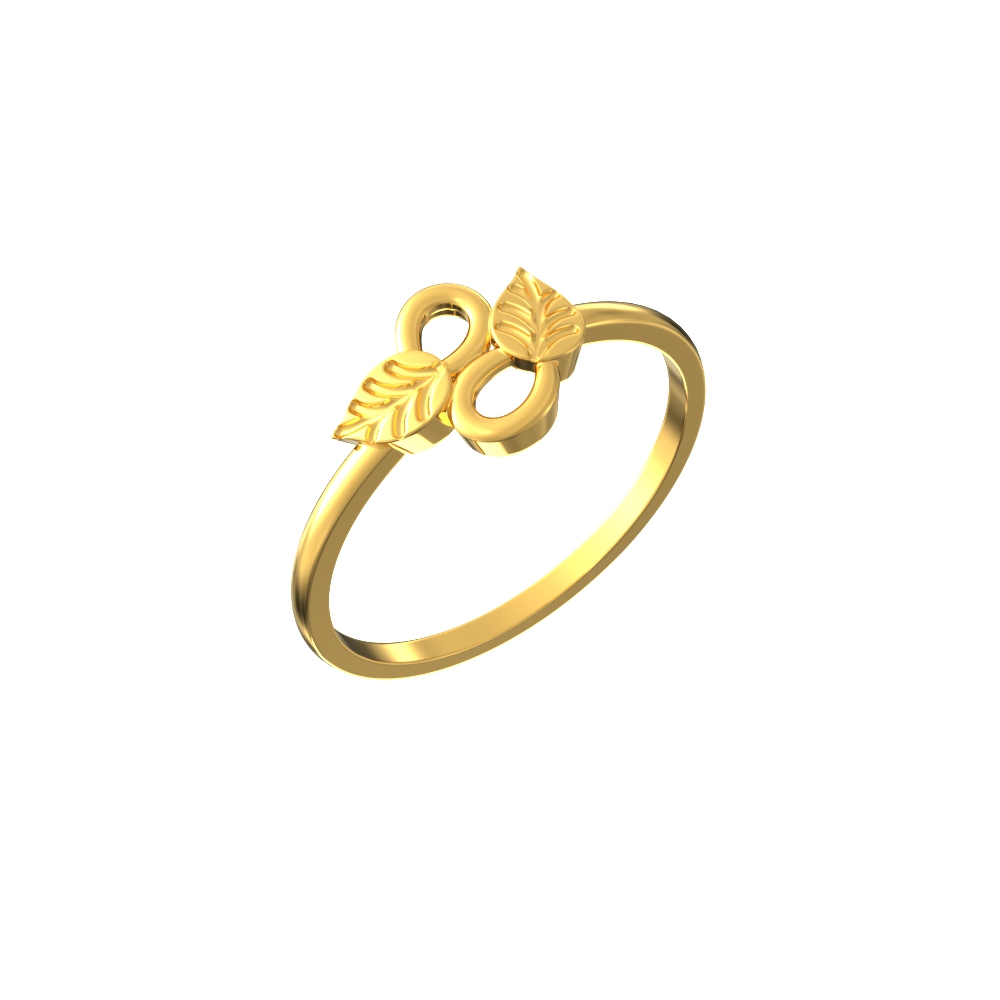 Beautiful Leaf 22k Ring