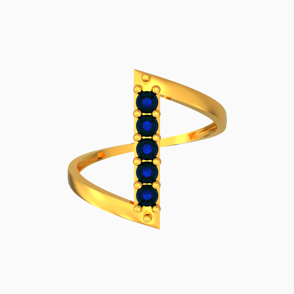 Bold Stripe Radiance Ring