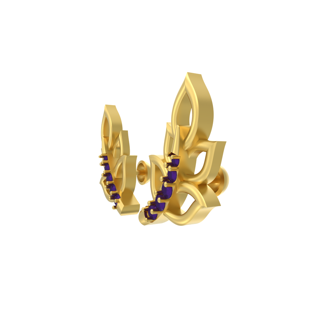 Buy Nature Brooch Gold studs Chennai