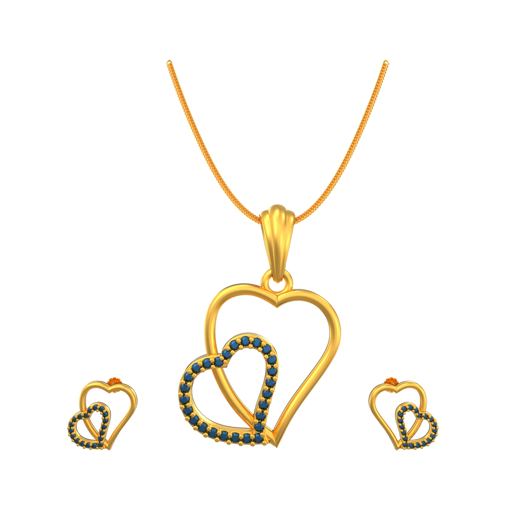 Charming-Heart-Pendant-Set