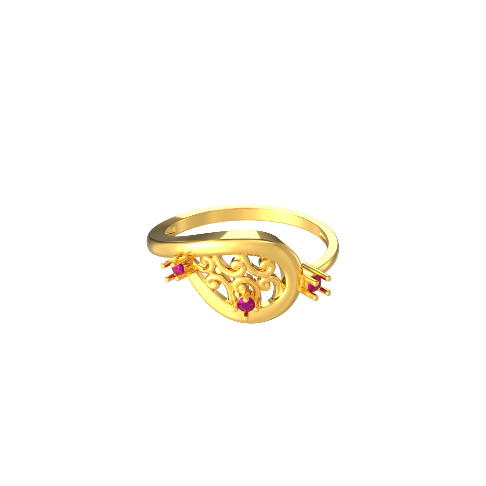 Chic Curve Symbolic Form Ring