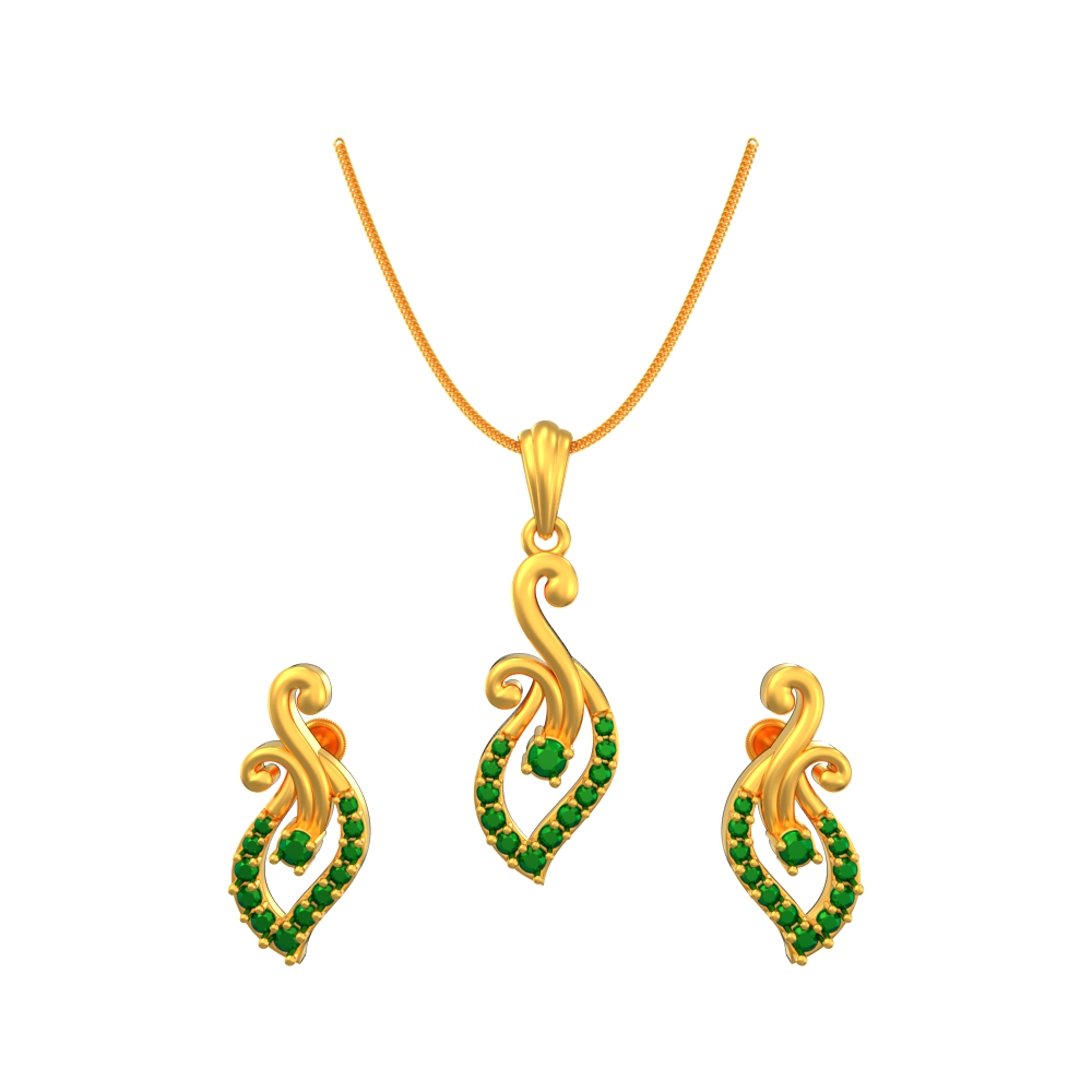 Classy-Curvy-Pendant-Set