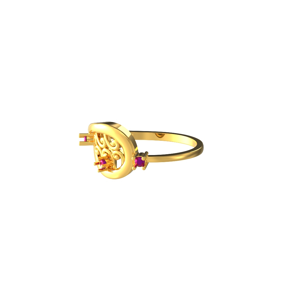 Chic Curve Symbolic Form Ring