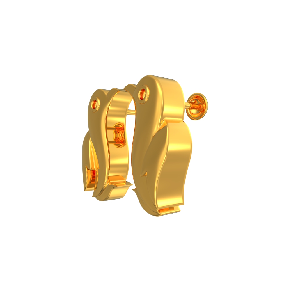 Customized Penguin Emoticon Stud Earrings For Kids