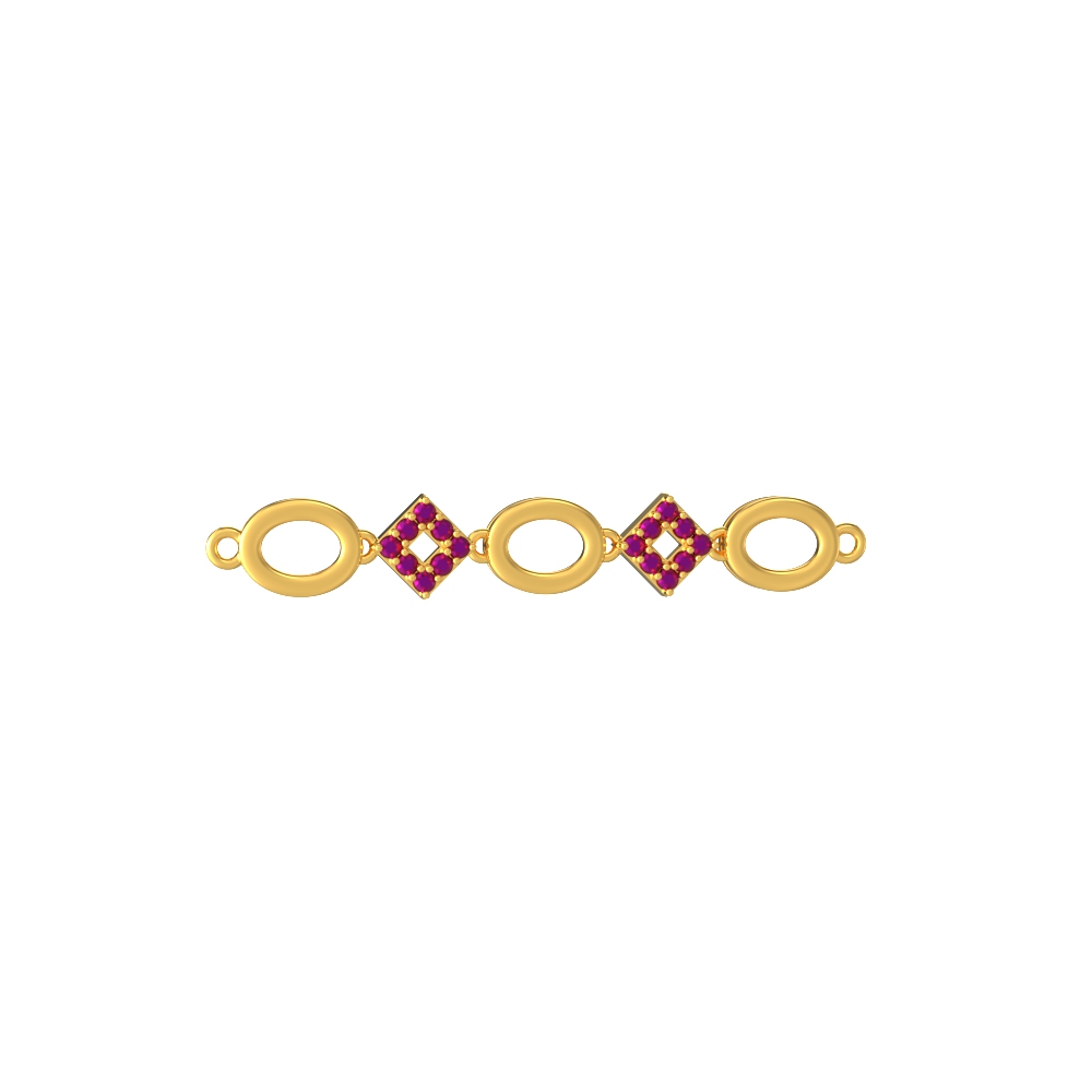 Cute Stone Gold Bracelet