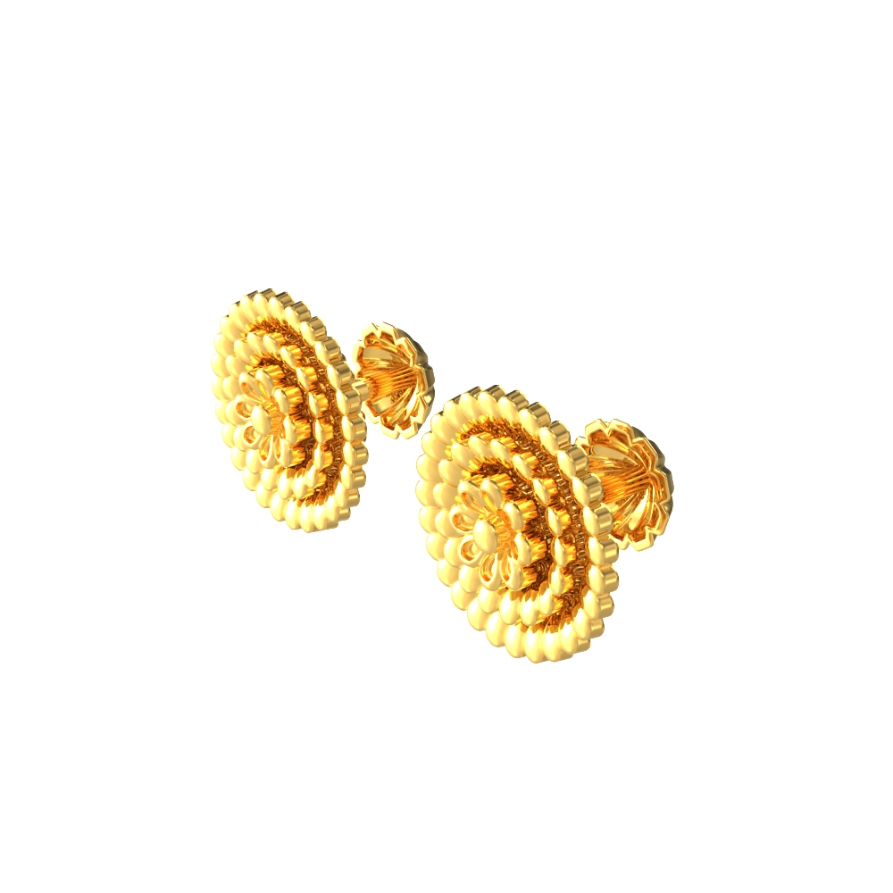 Delicate Bloom Stud Earrings