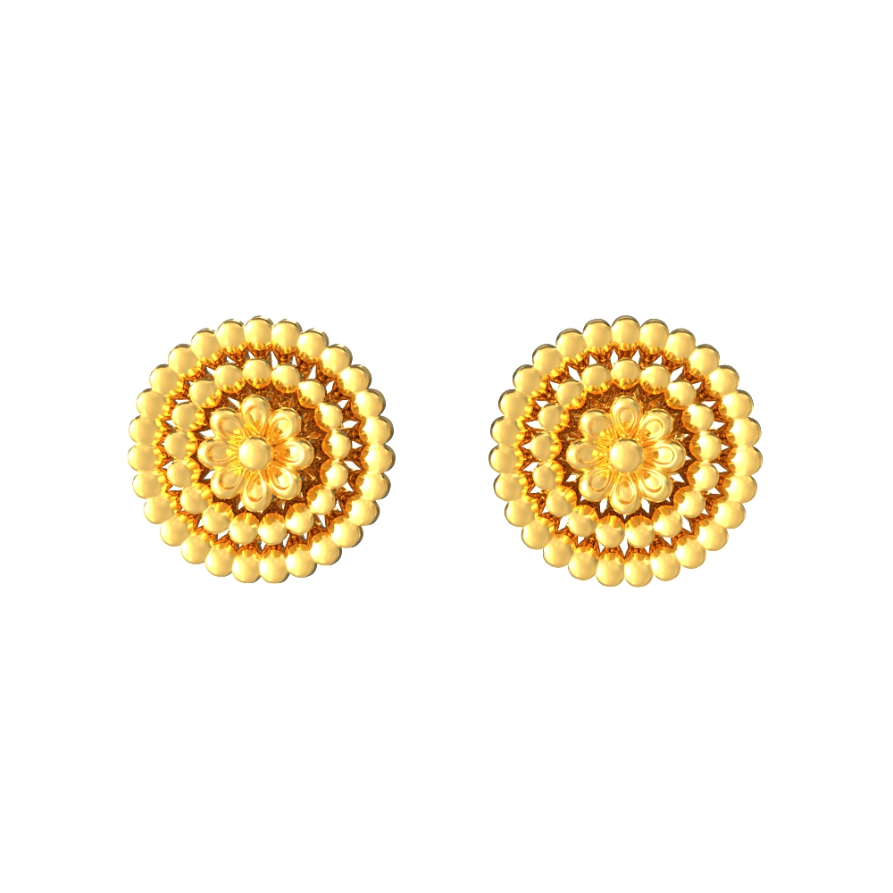 Delicate Bloom Stud Earrings