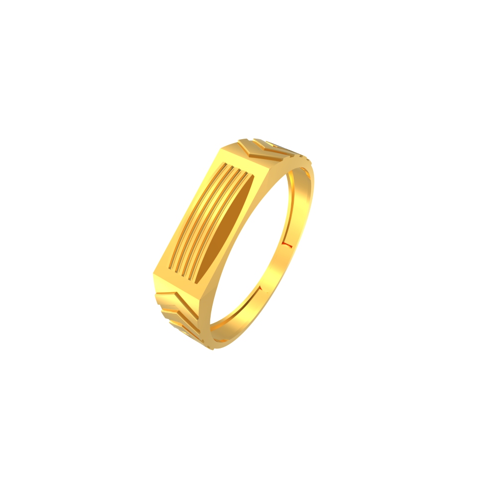 Designed Rectangle Pattern Ring