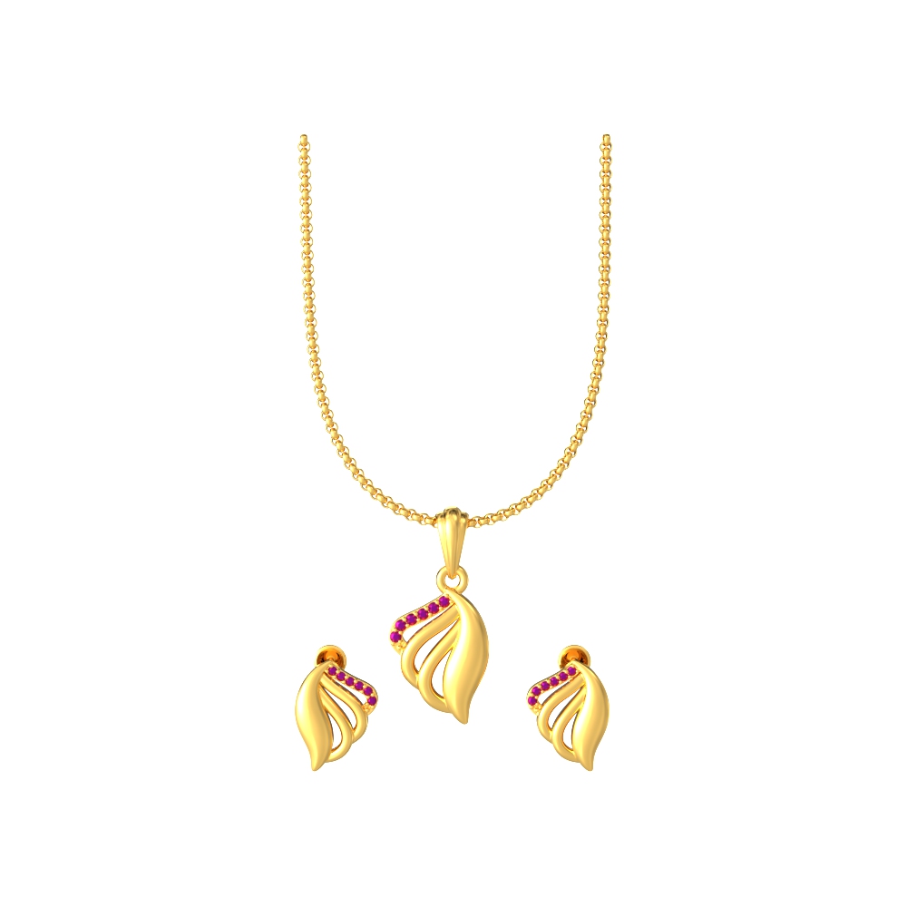 Elegant-Mango-Pendant-set