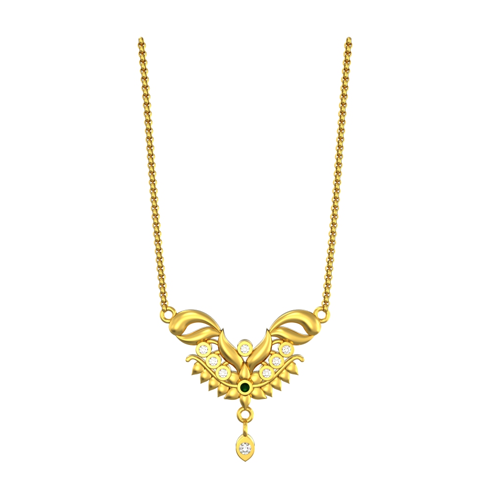 Enchanting-Floral-Gold-Pendant