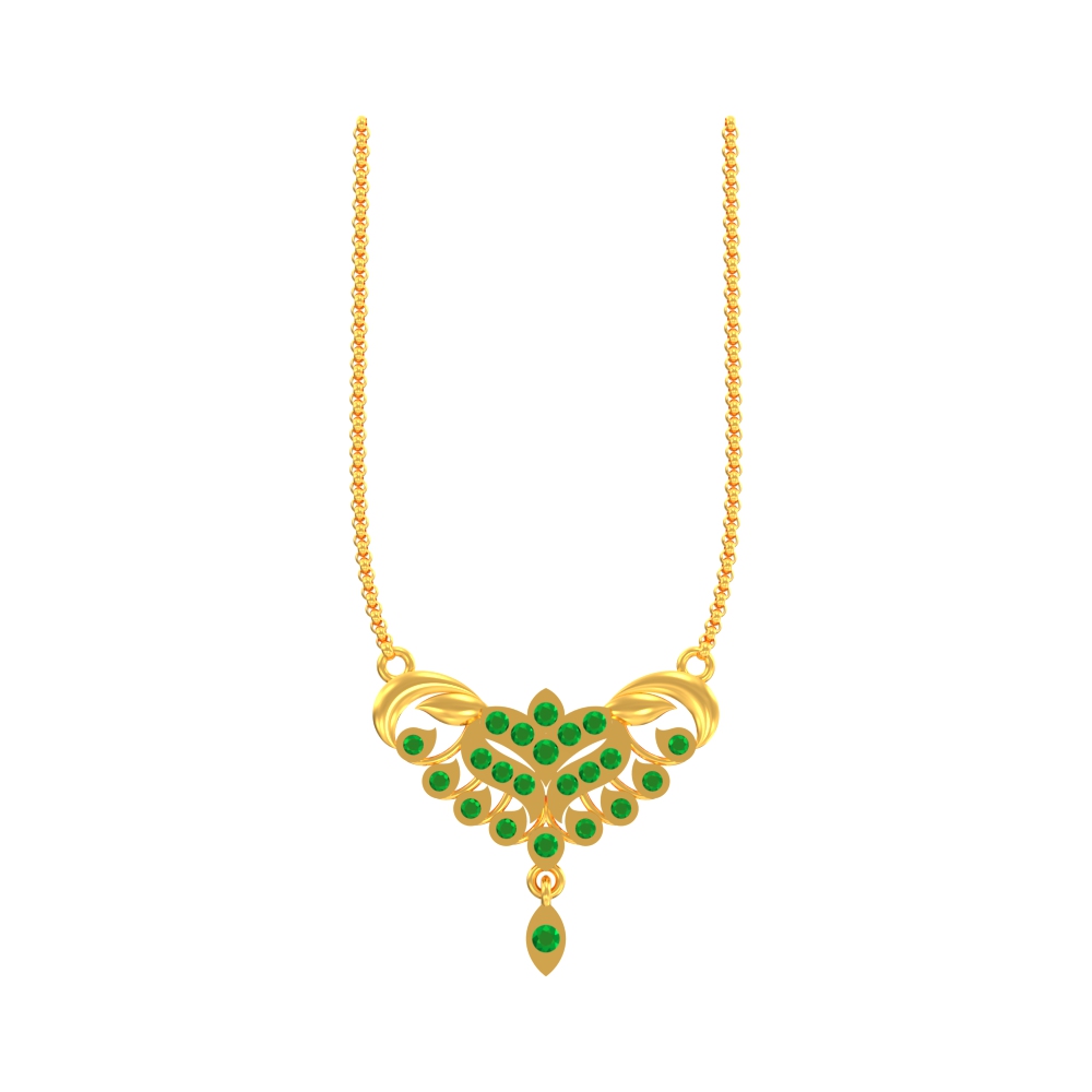 Eye Catching Gold Pendant
