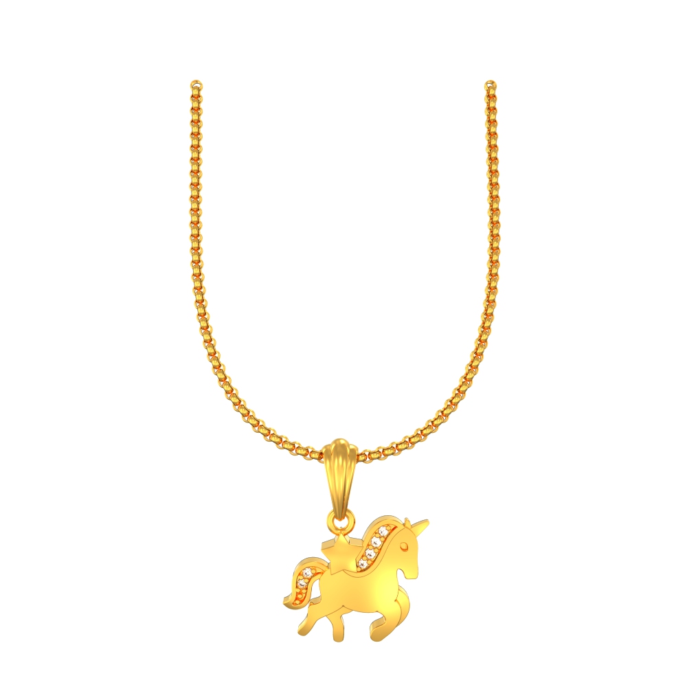 Fancy Unicorn Pendant For Womens