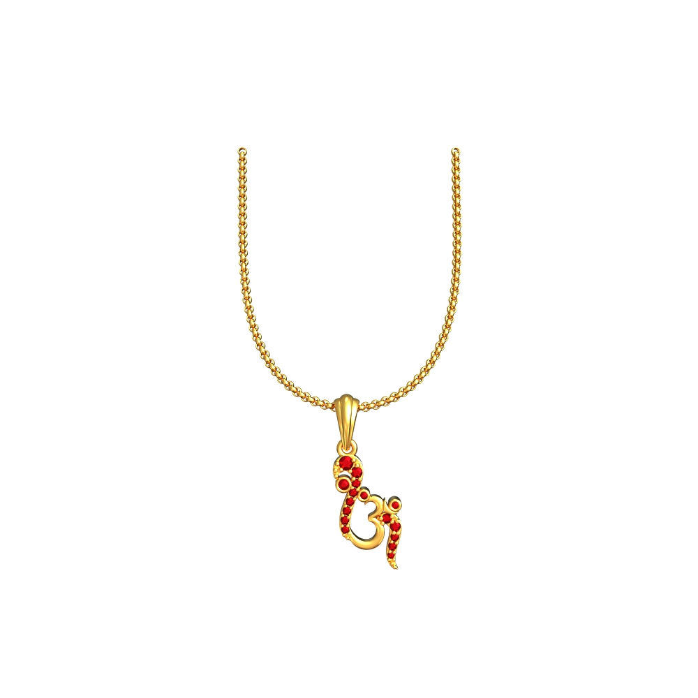 Fashionable Religious Gold Pendant