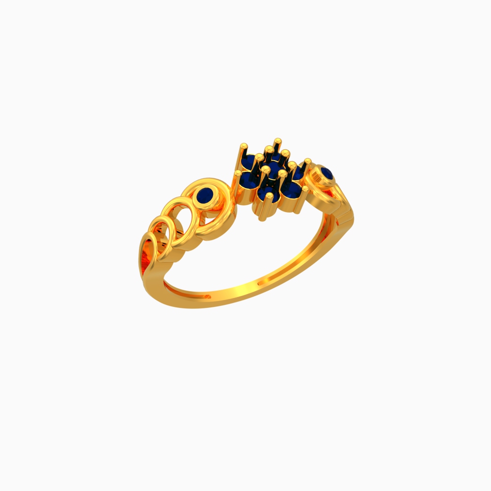 Flower-Traditional-Trendy-Gold-Ring