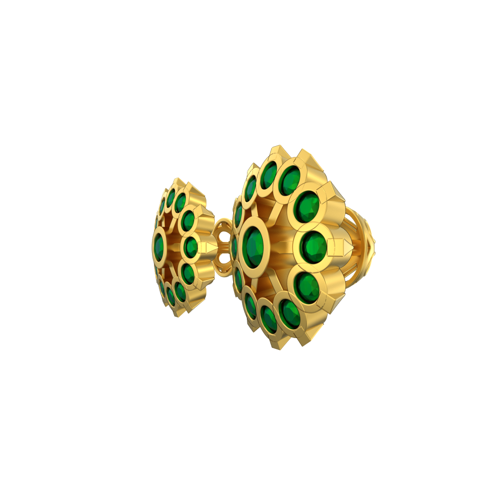Closed Floret Setting Stud Earrings Chennai