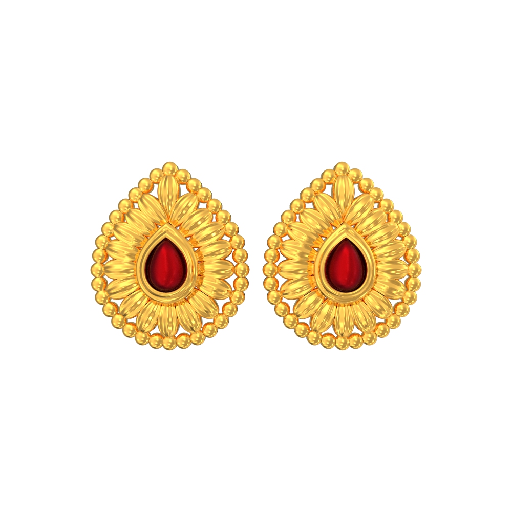 Gorgeous Floarl Galaxy Studs