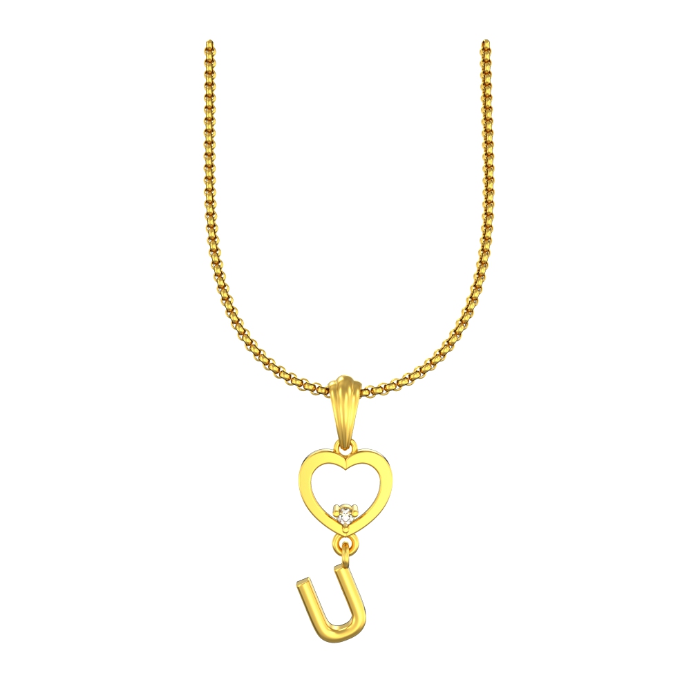 Heart-Hook-Gold-Pendant