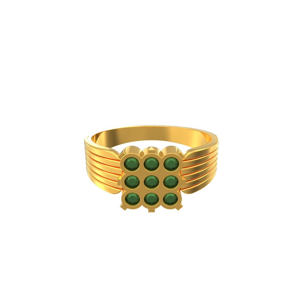 Intricate Square Symmetry Ring
