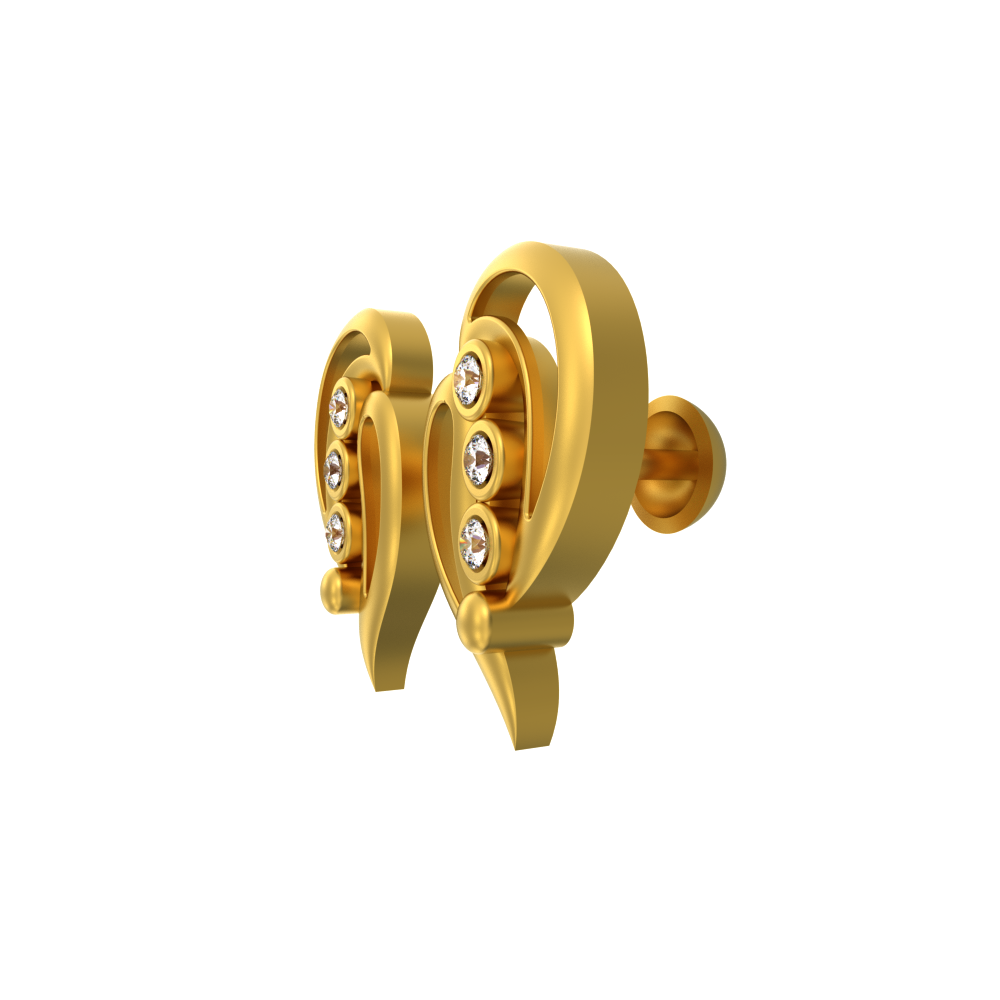Latest Aurora Gold Earring Chennai