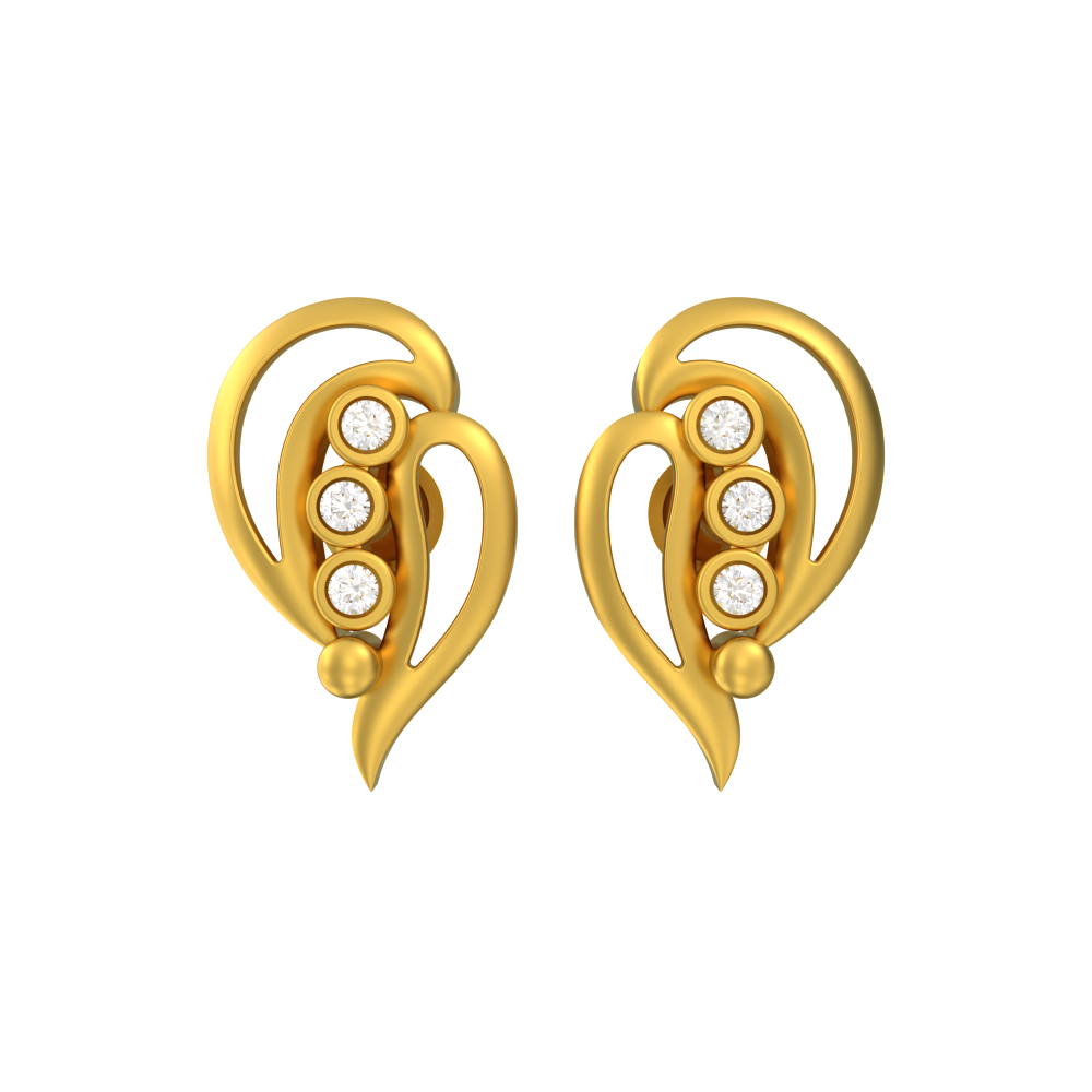 Latest Aurora Gold Earring