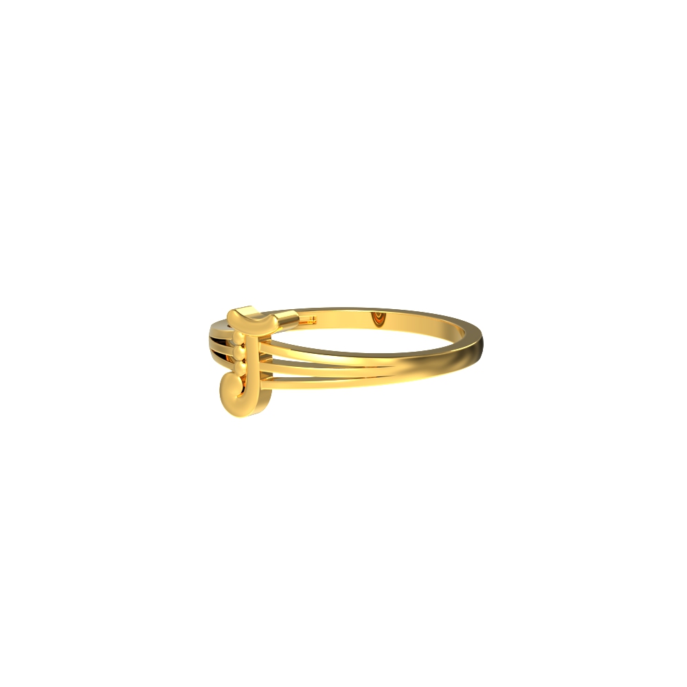 Letter-J-Gold-Ring