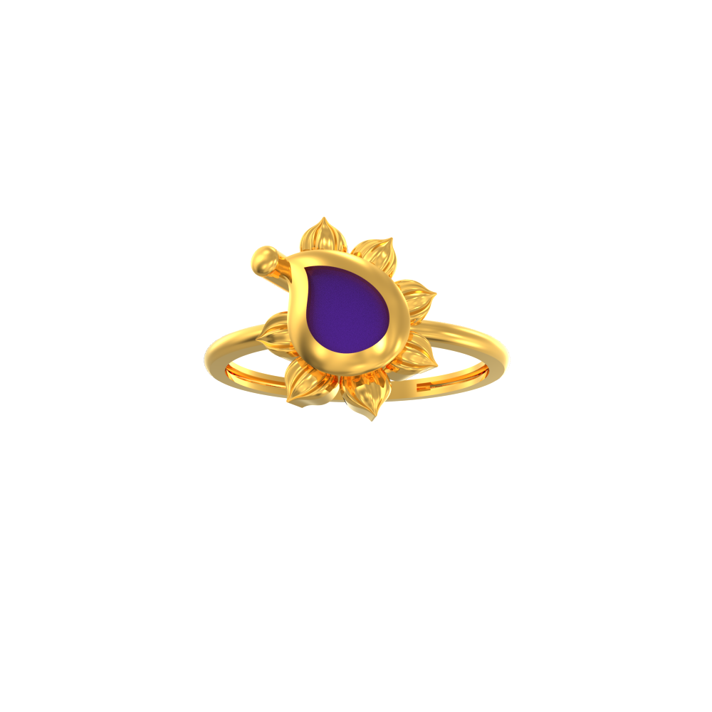 Mango-Design-Gold-Ring