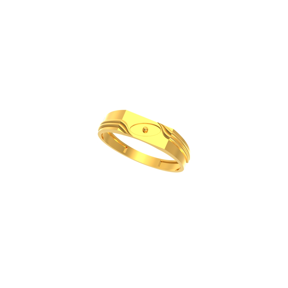 Men's Ring with Rectangle Shape