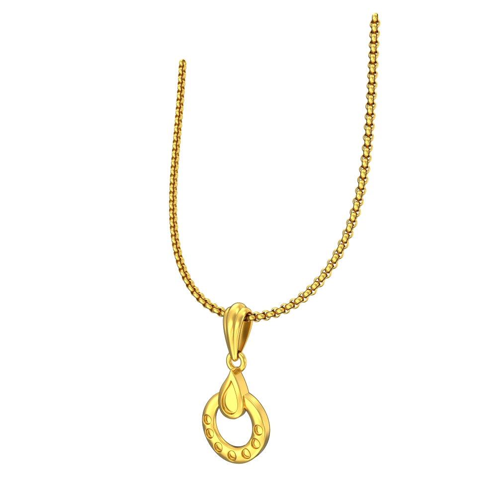 Model Gold Pendant For Female