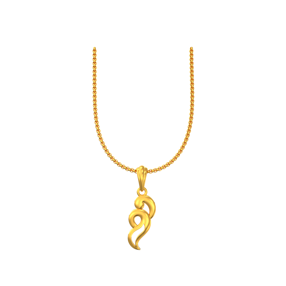 Modern-Curvy-Gold-Pendant