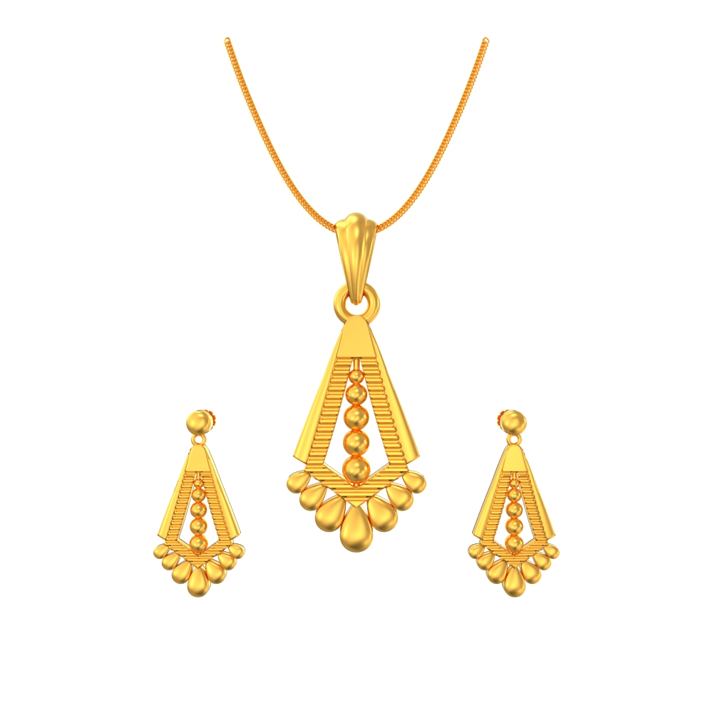 Modern-Petal-Pendant-set