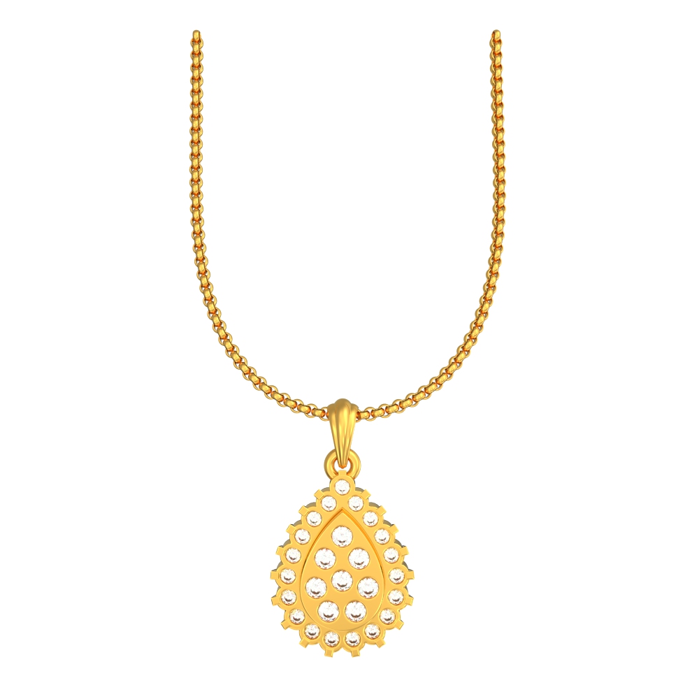 Natural-Pear-Gold-Pendant