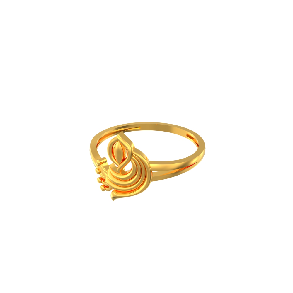 New-Curvy-Feather-Gold-Ring